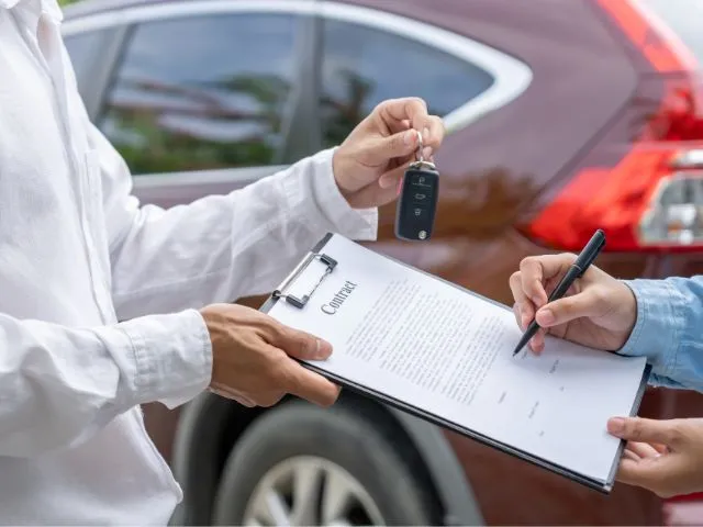 753レンタカー ご利用時の鍵の受け渡し・貸出手続きイメージ